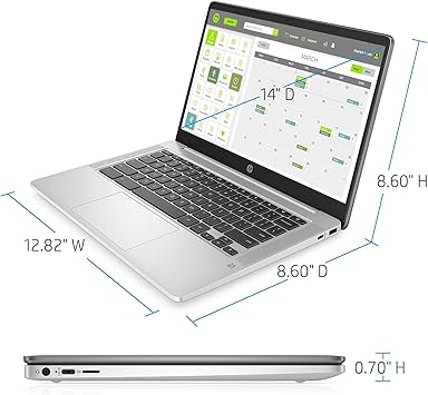 HP Chromebook, 14a-na0050nr, FHD, N4000, 4GB, 32GB, Mineral