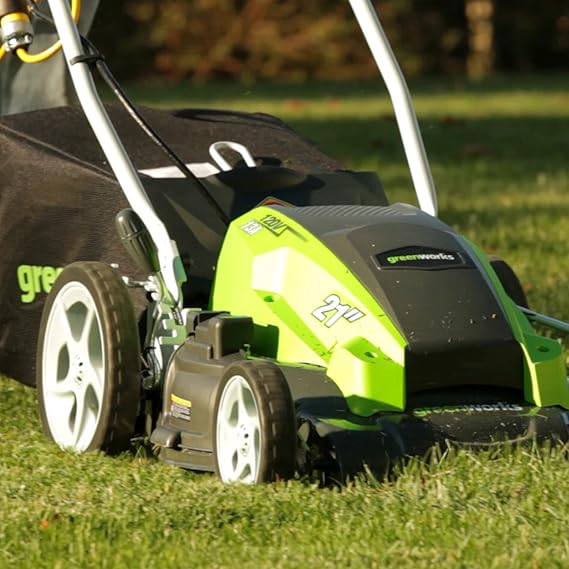 Greenworks 13 Amp 21-Inch Corded Lawn Mower