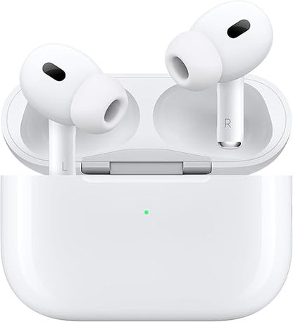 Apple AirPods Pro 2 Wireless Earbuds, Bluetooth Headphones, Active Noise Cancellation, Transparency, Personalized Spatial Audio, High-Fidelity Sound, H2 Chip, USB-C Charging