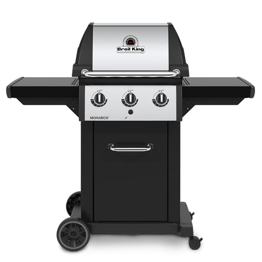 Broil King Monarch 320 30,000-BTU 3-Burner Black Propane Gas BBQ