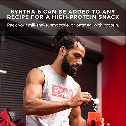 BSN SYNTHA-6 Whey Protein Powder with Micellar Casein, Chocolate Milkshake, Milk Isolate, 97 Servings, 9 pounds,  Chocolate