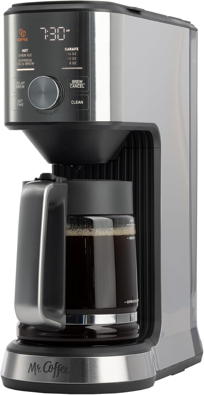 Mr. Coffee Perfect Brew, Intelligent Coffee Maker, Cold Brew Maker & Tea Brewer