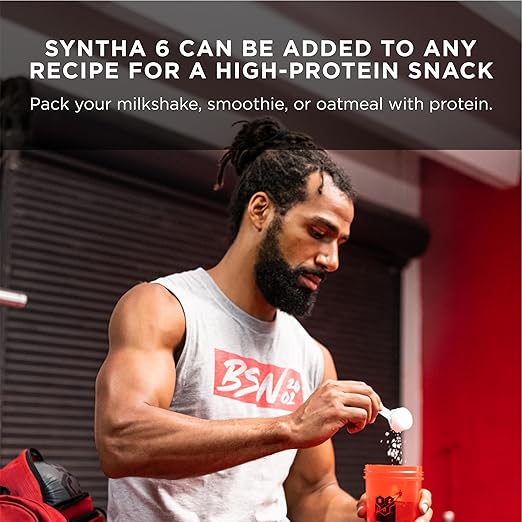 BSN SYNTHA-6 Whey Protein Powder, Vanilla Protein Powder with Micellar Casein, Cookie Doughnut flavor, Milk Protein Isolate Powder, 97 Servings, 9 pounds