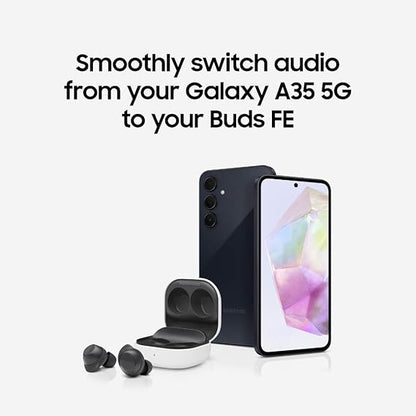 SAMSUNG Galaxy A35 5G Cell Phone (Awesome Navy) + Buds FE (Graphite) 128GB Unlocked Android Smartphone with AMOLED Display, Expandable Storage, True Wireless Bluetooth Earbuds, ANC