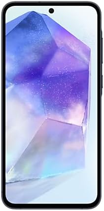 Samsung Galaxy A55 5G 8GB+128GB 6.6" 120Hz Display | Metal Frame | 50 MP Main Camera | Nightography | DualSim | International Version | Unlocked Cellphone (Awesome Navy)