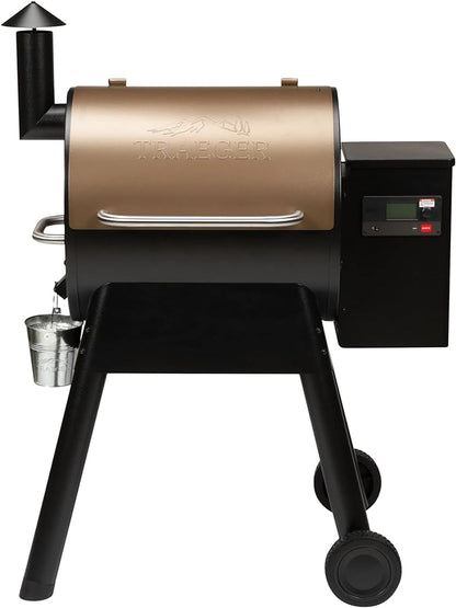 Traeger Grills Pro 575 Electric Wood Pellet Grill and Smoker, Bronze, 572 Square Inches Cook Area, 500 Degree Max Temperature, Meat Probe, 6 in 1 BBQ Grill with WiFi and app connectivity