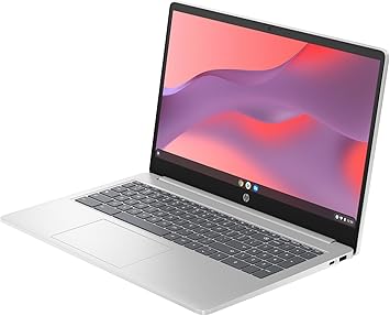 HP Chromebook 15.6 inch Laptop, Full HD Display, Intel Core i3-N305, 8 GB RAM, 256 GB UFS, Intel UHD Graphics, Chrome OS, 15a-nb0006ca