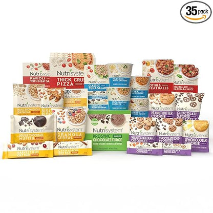 Nutrisystem® Fast Five 7-Day Diet Kit, 28 Delicious Meals & Snacks Plus Chocolate Protein ProSync Shakes