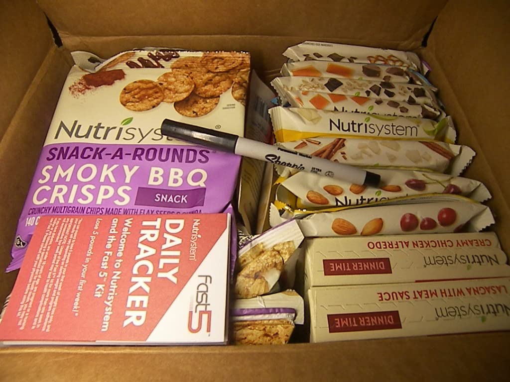 Nutrisystem® Fast Five 7-Day Diet Kit, 28 Delicious Meals & Snacks Plus Chocolate Protein ProSync Shakes