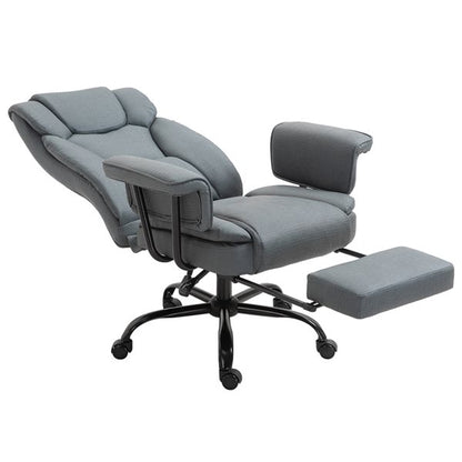 Vinsetto Grey Contemporary Adjustable Height Swivel Office Chair