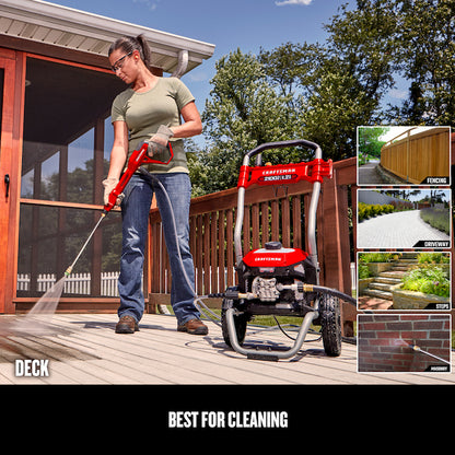 Add to wish list CRAFTSMAN 2 100 PSI 1.2-gal/min Cold Water Electric Pressure Washer