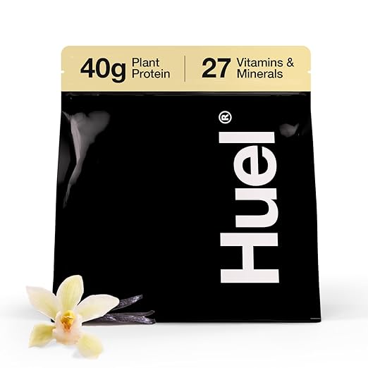 Huel Black Edition | Chocolate 40g Vegan Protein Powder | Nutritionally Complete Meal | 27 Vitamins and Minerals, Gluten Free | 17 Servings | Scoop not Included to Reduce Plastic