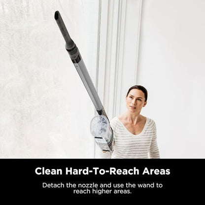 Shark IX141 Pet Cordless Stick Vacuum with XL Dust Cup, LED Headlights, Removable Handheld, Crevice Tool & Pet Multi-Tool, 40min Runtime, Grey/Iris