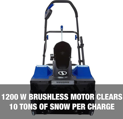 Snow Joe 24-Volt IONMAX Cordless Snow Blower (18-Inch Width, Standard Kit (w/2 x 4-Amp Batteries)) Includes batteries and charger