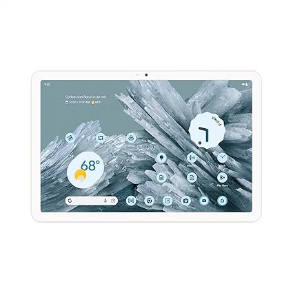 Google Pixel Tablet - Android Tablet with 11-Inch Screen and Extra-Long Battery Life - Porcelain - 8 GB RAM - 256 GB