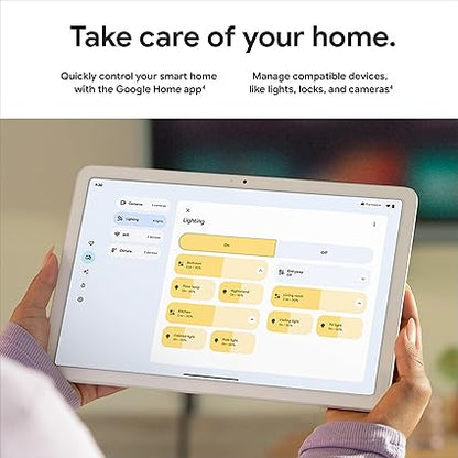 Google Pixel Tablet - Android Tablet with 11-Inch Screen and Extra-Long Battery Life - Porcelain - 8 GB RAM - 256 GB