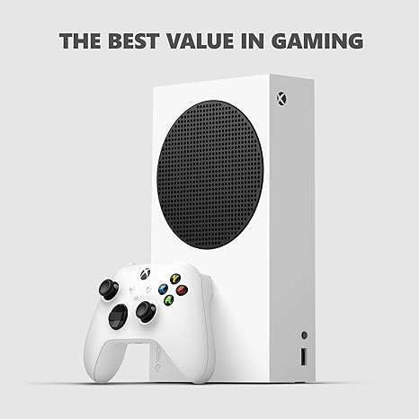 Xbox Series S 512GB SSD Console - Includes Xbox Wireless Controller - Up to 120 frames per second - 10GB RAM 512GB SSD - Experience high dynamic range - Xbox Velocity Architecture